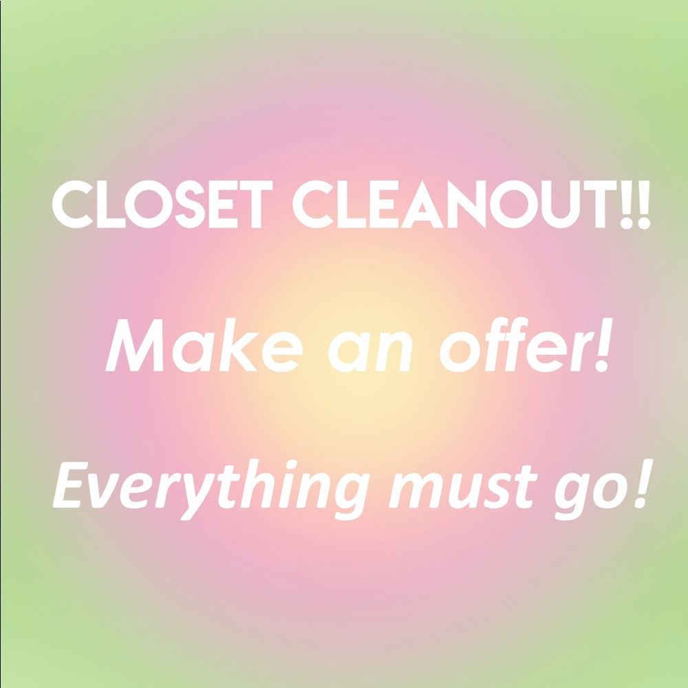 CLOSET CLEANOUT